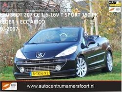 Zwart Gebruikt 2007 Peugeot 207 CC Sport Cabriolet | € 2.949 (Eerlijke prijs)