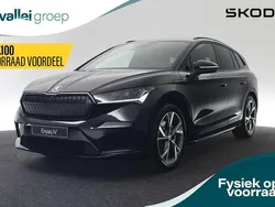 Zwart Nieuw 2024 Skoda Enyaq iV SportLine SUV | € 48.990 (Super prijs)