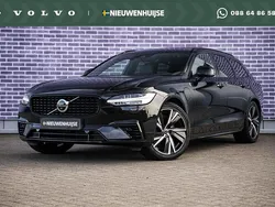 Zwart Gebruikt 2021 Volvo V90 R-Design Stationwagen | € 41.899 (Goede deal)