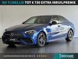 Blauw Gebruikt 2022 Mercedes C180 AMG line Sedan | € 39.935 (Goede deal)