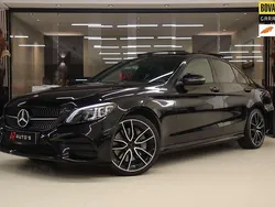 Zwart Gebruikt 2021 Mercedes C300e AMG line Sedan | € 29.950 (Super prijs)
