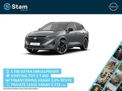 Two tone pearl white / dak carbon black (wit Nieuw 2025 Nissan Qashqai Pack SUV | € 41.046 (Super prijs)
