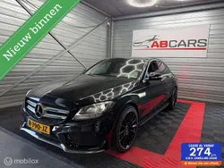Zwart Gebruikt 2014 Mercedes C180 AMG line Sedan | € 16.950 (Goede deal)