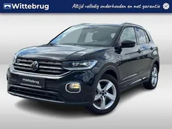 Zwart Gebruikt 2021 VW T-Cross R-line SUV | € 26.450 (Eerlijke prijs)