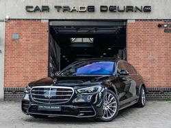Zwart, metallic lak Gebruikt 2022 Mercedes S580 AMG line Sedan | € 97.495 (Iets duurder)