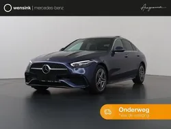 Blauw Nieuw 2024 Mercedes C300 AMG line Sedan | € 62.850 (Goede deal)