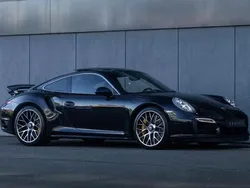 Zwart Gebruikt 2015 Porsche 911 Turbo S Coupé | € 129.900