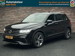 Zwart Gebruikt 2021 VW Tiguan R-line SUV | € 29.850 (Eerlijke prijs)