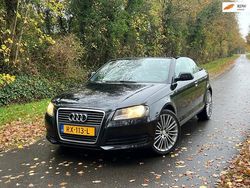 Zwart (metallic) Gebruikt 2009 Audi A3 Cabriolet Attraction Cabriolet | € 3.975 (Goede deal)