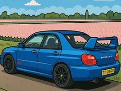 Blauw Gebruikt 2002 Subaru Impreza Sedan | € 32.500