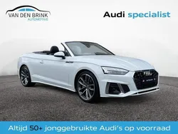 Wit, metallic lak Gebruikt 2021 Audi A5 Cabriolet S-Line Cabriolet | € 45.900 (Eerlijke prijs)