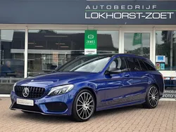 Blauw Gebruikt 2018 Mercedes C400 Premium Plus Stationwagen | € 33.950 (Eerlijke prijs)