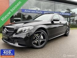 Zwart Gebruikt 2018 Mercedes C180 AMG line Sedan | € 25.500 (Eerlijke prijs)