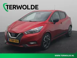 Rood, metallic lak Gebruikt 2022 Nissan Micra Hatchback | € 14.445 (Eerlijke prijs)
