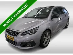 Grijs, metallic lak Gebruikt 2020 Peugeot 308 GT-line Stationwagen | € 16.990 (Duur)