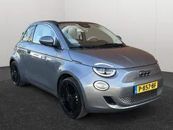 Grijs Gebruikt 2021 Fiat 500e La Prima Cabriolet | € 22.990 (Eerlijke prijs)