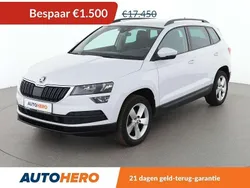 Wit, metallic lak Gebruikt 2018 Skoda Karoq Ambition SUV | € 16.149 (Eerlijke prijs)