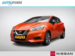 Oranje Gebruikt 2017 Nissan Micra Visia+ Hatchback | € 10.189 (Eerlijke prijs)