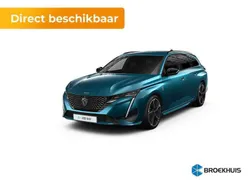 Blauw, metallic lak Nieuw 2025 Peugeot e-308 SW Avantage Stationwagen | € 44.325 (Eerlijke prijs)