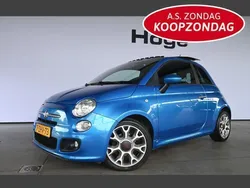 Blauw, metallic lak Gebruikt 2015 Fiat 500S Hatchback | € 8.940 (Eerlijke prijs)