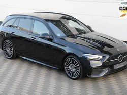 Zwart, metallic lak Gebruikt 2022 Mercedes C200 AMG Sedan | € 39.945 (Super prijs)