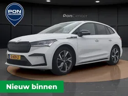 Wit Gebruikt 2024 Skoda Enyaq iV SportLine SUV | € 38.950 (Duur)