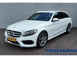 Wit Gebruikt 2017 Mercedes C180 Sport Edition Stationwagen | € 19.985 (Goede deal)