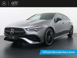 Grijs, metallic lak Nieuw 2024 Mercedes CLA180 Shooting Brake AMG line Stationwagen | € 47.925 (Super prijs)