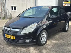Zwart Gebruikt 2008 Opel Corsa Enjoy Hatchback | € 1.999 (Super prijs)