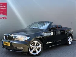 Zwart Gebruikt 2009 BMW 118 Cabriolet Executive Cabriolet | € 7.444 (Eerlijke prijs)