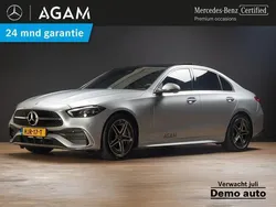 Grijs, metallic lak Gebruikt 2025 Mercedes C180 AMG line Sedan | € 54.950 (Eerlijke prijs)