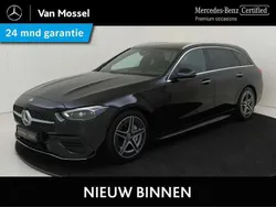 Zwart Gebruikt 2022 Mercedes C180 AMG line Stationwagen | € 38.945 (Iets duurder)