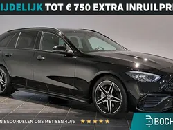 Zwart Gebruikt 2022 Mercedes C200 AMG line Stationwagen | € 39.695 (Eerlijke prijs)