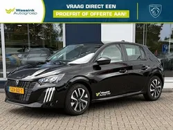 Zwart Nieuw 2025 Peugeot 208 Style Hatchback | € 21.940 (Eerlijke prijs)