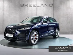 Portofino blue (blauw metallic)light oyster Nieuw 2025 Jaguar F-Pace R-Dynamic SUV | € 81.900 (Eerlijke prijs)