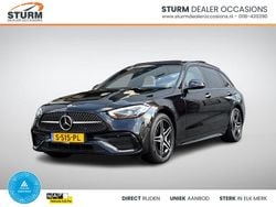 Zwart Gebruikt 2023 Mercedes C300 AMG line Stationwagen | € 46.249 (Eerlijke prijs)