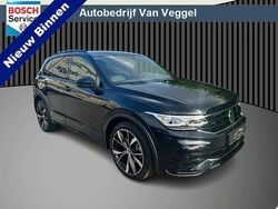 Zwart Gebruikt 2021 VW Tiguan R-line SUV | € 35.650 (Eerlijke prijs)