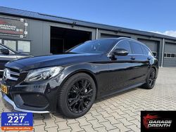 Zwart Gebruikt 2017 Mercedes C220 AMG line Stationwagen | € 13.995 (Eerlijke prijs)