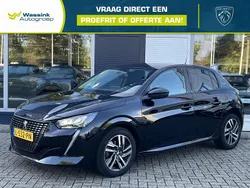 Zwart Gebruikt 2021 Peugeot 208 Allure Hatchback | € 16.385 (Eerlijke prijs)