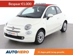 Wit Gebruikt 2020 Fiat 500C Lounge Cabriolet | € 12.849 (Eerlijke prijs)
