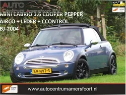 Blauw Gebruikt 2004 Mini Cooper Cabriolet Pepper Cabriolet | € 3.949 (Eerlijke prijs)
