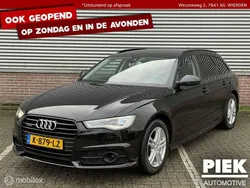 Zwart Gebruikt 2017 Audi A6 S-Line Stationwagen | € 18.999
