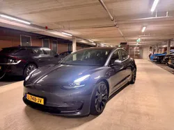 Grijs Gebruikt 2021 Tesla Model 3 Performance Sedan | € 39.500