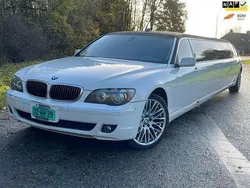 Wit, metallic lak Gebruikt 2006 BMW 750L Sedan | € 26.750