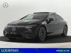 Donker 197 obsidiaanzwart metaalkleur metallic Gebruikt 2023 Mercedes EQS580 AMG line Sedan | € 117.995