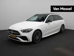 Wit Gebruikt 2022 Mercedes C200 AMG line Stationwagen | € 44.900 (Iets duurder)