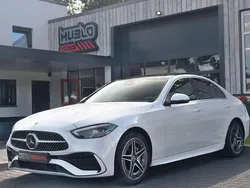 Wit Gebruikt 2022 Mercedes C300e AMG line Sedan | € 43.750 (Eerlijke prijs)
