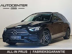 Zwart, metallic lak Gebruikt 2024 Mercedes C300 AMG line Stationwagen | € 53.895 (Eerlijke prijs)
