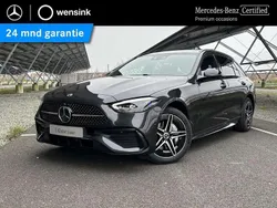 Grijs, metallic lak Gebruikt 2024 Mercedes C300e AMG line Stationwagen | € 58.350