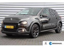 Zwart Gebruikt 2018 Citroën C3 PureTech Hatchback | € 10.395 (Eerlijke prijs)